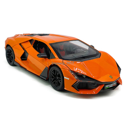 1/24 Lamborghini Revuelto Model Car Diecast Toy Cars Boys Toys Kids Gifts Orange