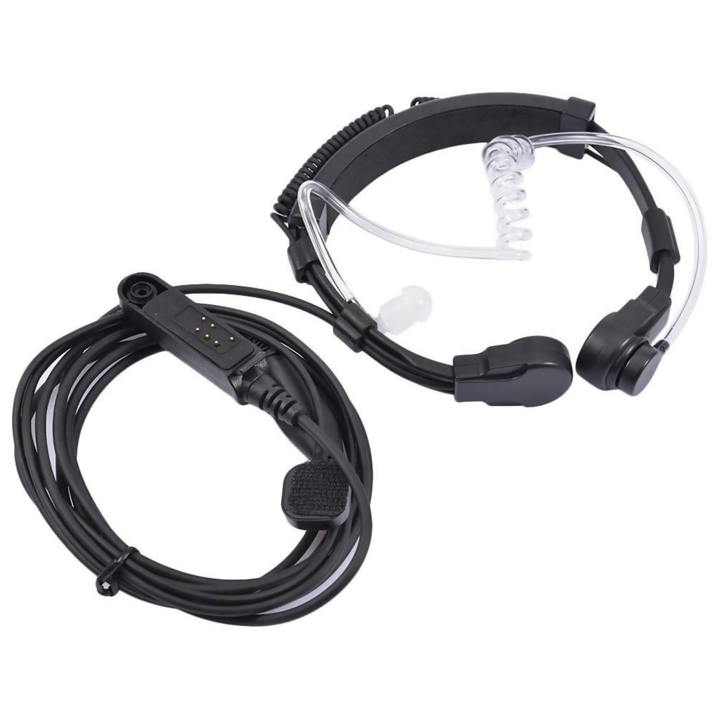 Acoustic Tube Throat Vibration Mic Headset For Baofeng UV-9R Plus BF-9700 GT-3WP