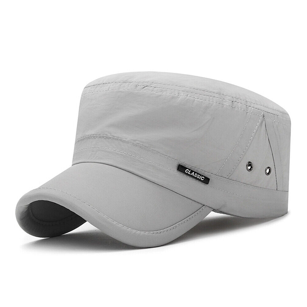Buckle Back Cap Snapback Caps Flat Hats Army Cap Sun Visor Cap All-match