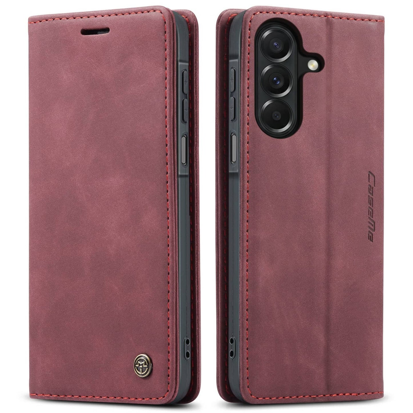 Flip Wallet Case for Samsung Galaxy A27, Magnetic Folio Cover with Card Holder