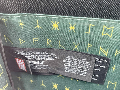 Loungefly Green Marvel Exclusive Collection Loki Crossbody Bag Cosplay Women's
