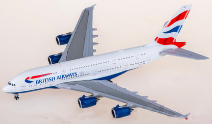 1:400 Geminijets British Airways Airbus A380 Passenger Airplane Diecast Model