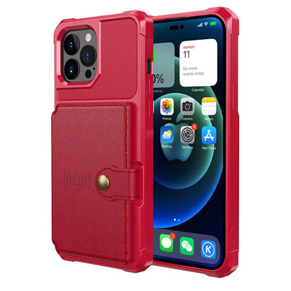 Tough Multi Slot Phone case Case with Portable Card Slot Cover for iphone17/16