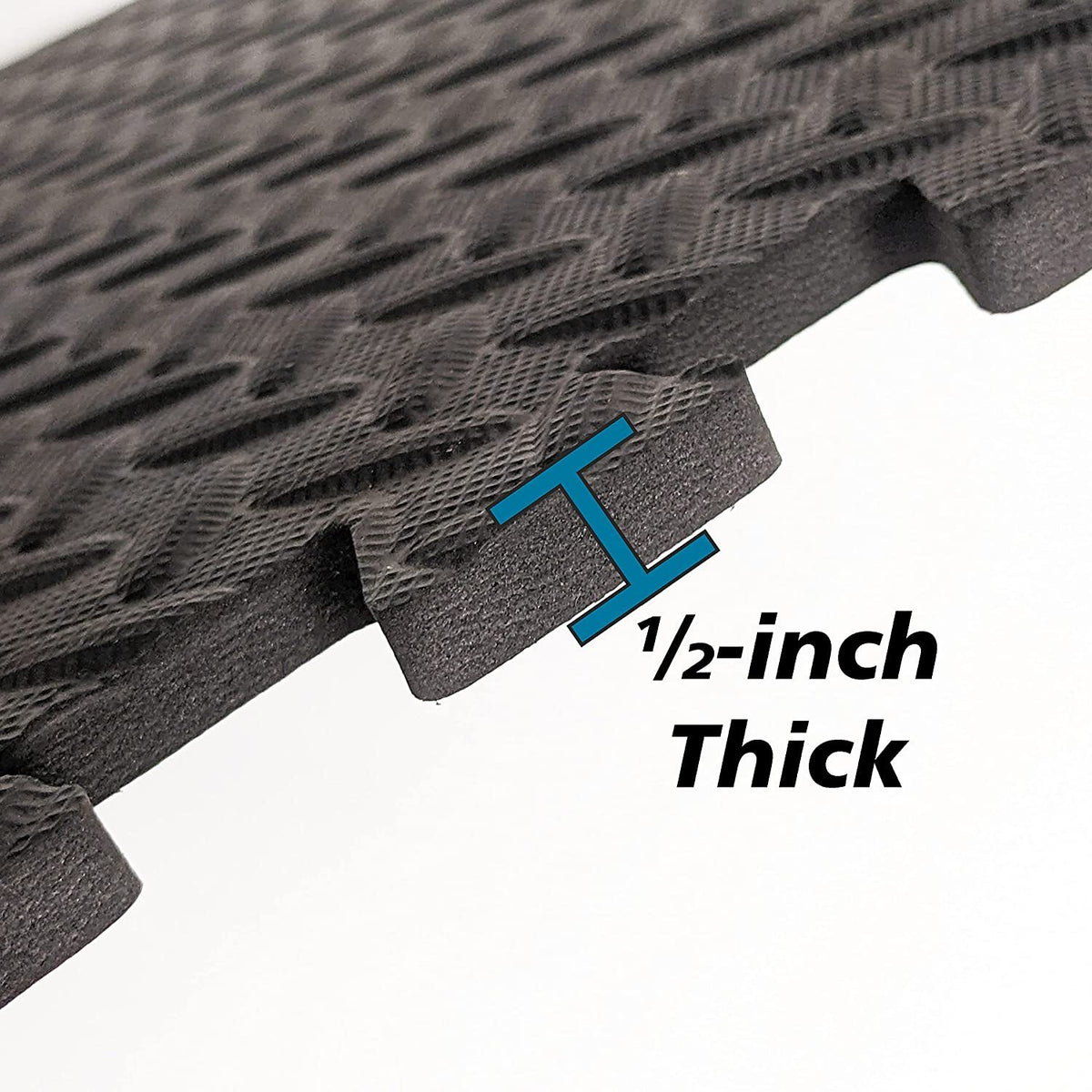 120 Sq Ft/30 Interlocking Foam Tiles ½" Thick Exercise Mat - Soft & Comfortable