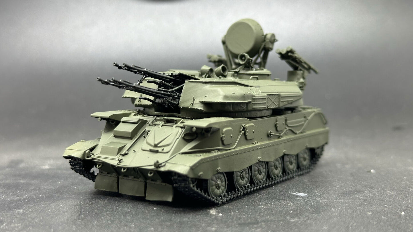 1/72 Soviet Shilkha River M4 Anti-Aircraft Vehicle Finished Model Homemade