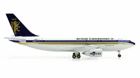 1:500 Herpa British Caledonian AIRBUS A310-200 Passenger Airplane Diecast Model