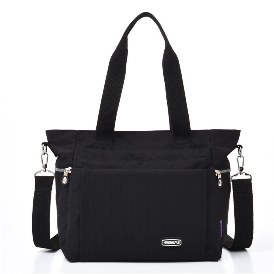 Fall Large Capacity Travel Shoulder Bag Canvas Casual Tote Purse Handbag Nylon