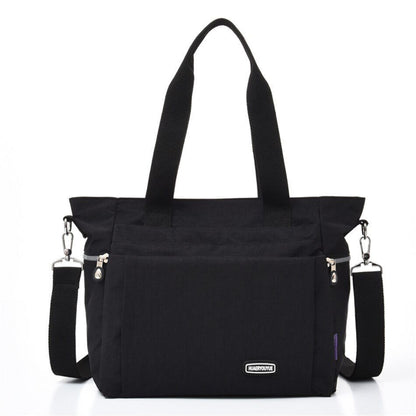 Fall Large Capacity Travel Shoulder Bag Canvas Casual Tote Purse Handbag Nylon
