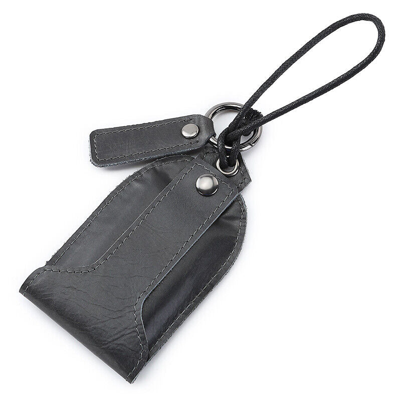 1pcs Car Key Holder Cover Key Chain Bag Leather Remote Fob Case Pouch Unisex