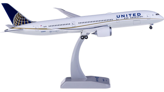 1:200 32CM Hogan UNITED BOEING 787-9 Passenger Airplane ABS Plastic Plane Model