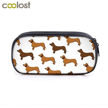 Dog Pencil Bag Stationary Bag Pencil Box School Supplies 24*11*7 CM Accessories