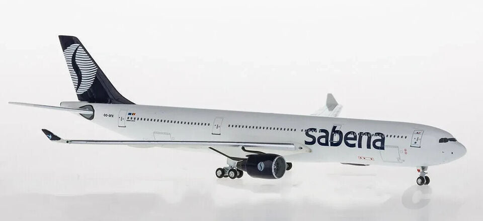 1:400 Aeroclassics Sabena AIRBUS A330-300 Passenger Aircraft Diecast Plane Model