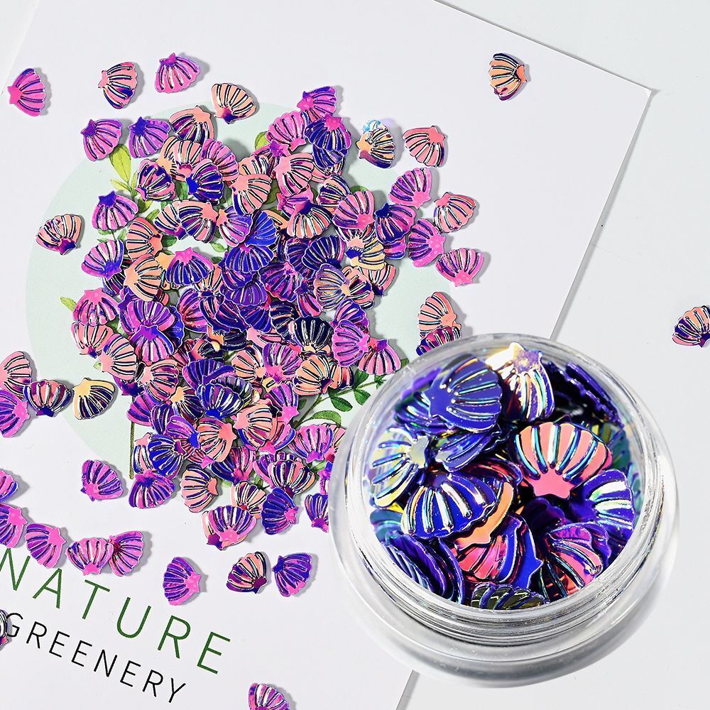 Nail Art Decor 3D Irregular Abalone Natural Sea Shell Stones DIY Accessory 1 Box