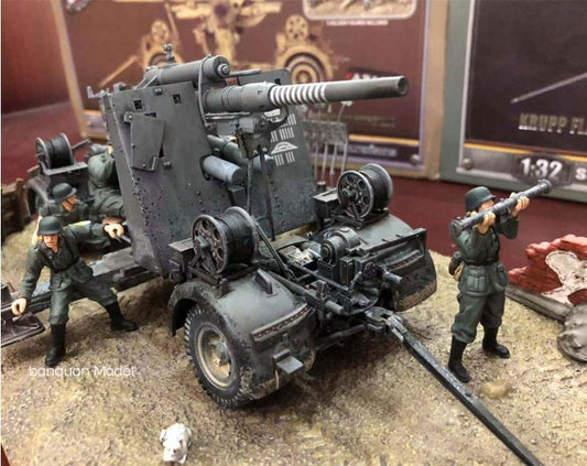 FOV 1/32 Germany WWII FLAK 36 Anti-tank gun 88 Anti-aircraft Gun Alloy Model