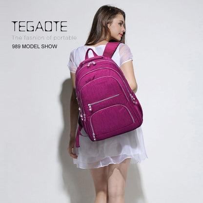 School Backpack Bag Nylon Polyester Waterproof Laptop 33x16x47CM Accessories 1PC