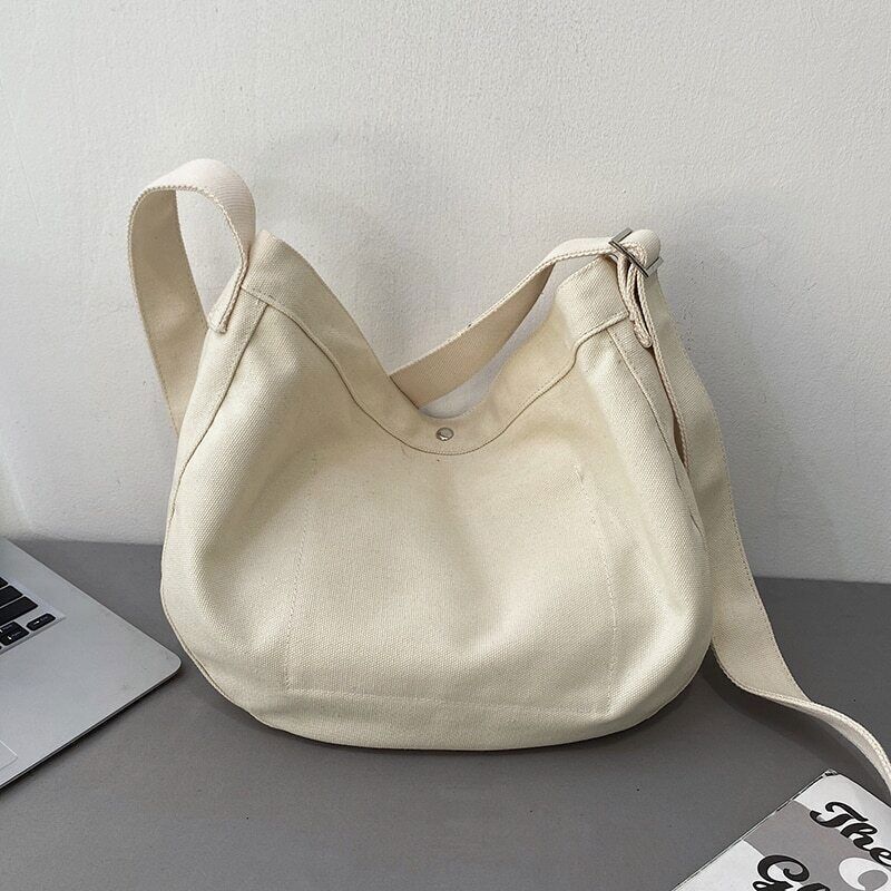Student's Canvas Shoulder Bag Women Bags School Bag Ladies Travel Bag