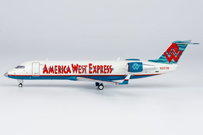 1:200 NGmodels America West Airlines Bombardier CRJ200LR Diecast Plane Model