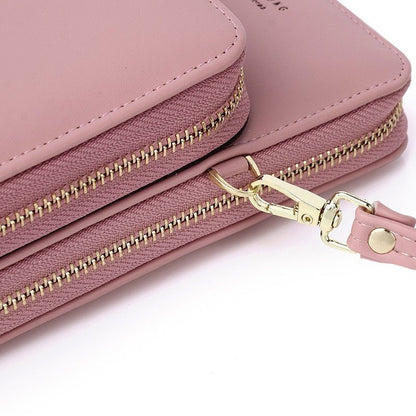 Crossbody Shoulder Bag Small Cellphone Purse Card Holder Wallet Polyester Pouch