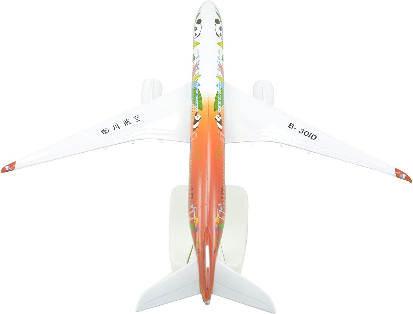1:400 20cm A350 China Sichuan Airlines Panda Metal Airplane Model Plane Toy
