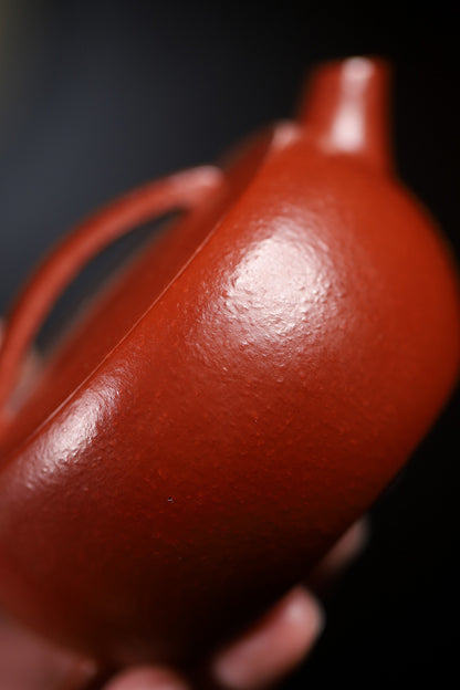 Full Handmade Tea Pot Hand Carved Real Yixing Zisha Clay Master Pot Big Mouth