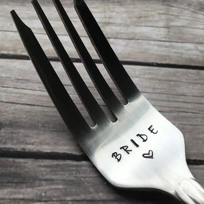 Bride Groom Forks Beach Country Wedding Favors Newlywed Bachelor Hen Party Gifts