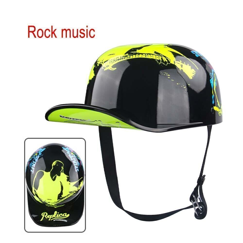 Open Face Helmet Motorcycle Jet Helmet Retro Motorbike Scooter Racing Helmet