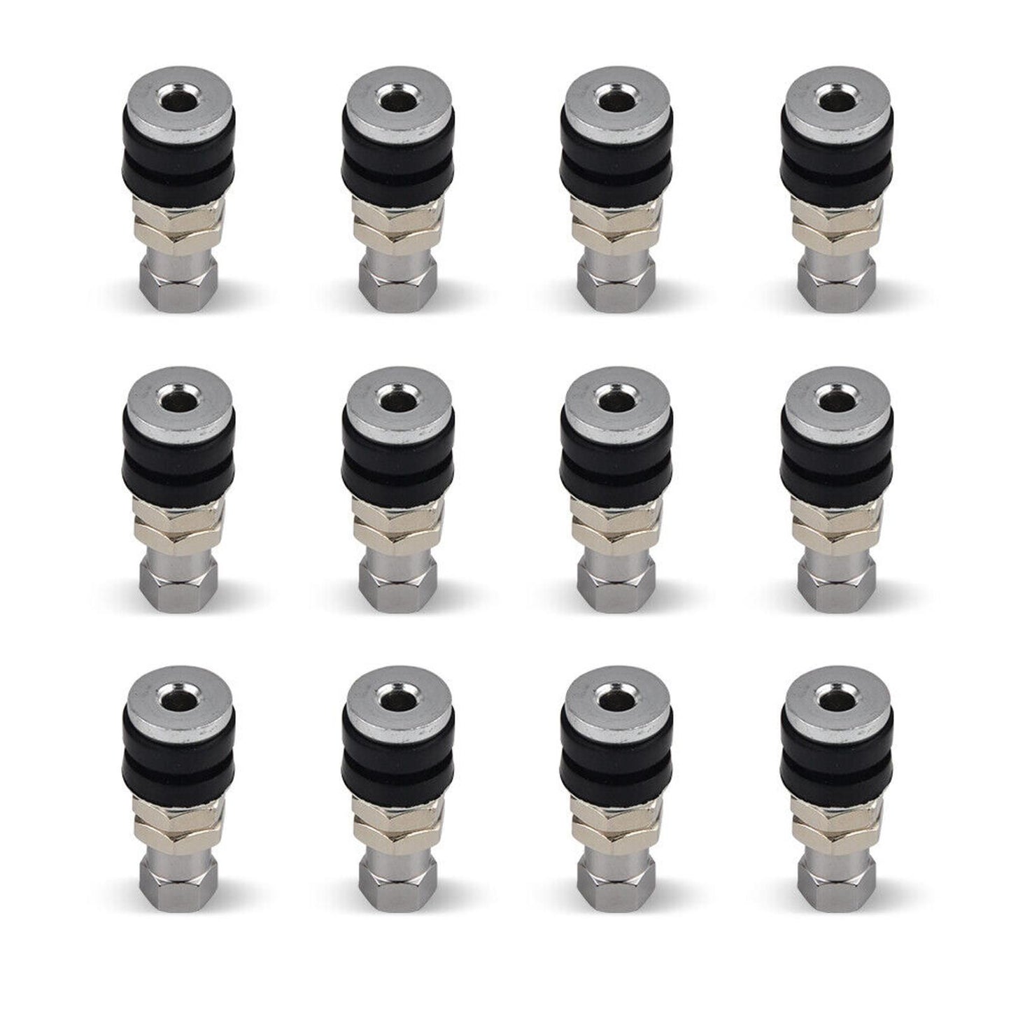 12 Valve Stems Bolt Durable Replacement Metal Rod Wheel Tire Valve Stems Bolt