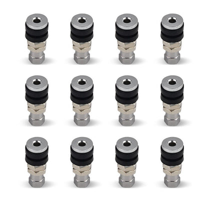 12 Valve Stems Bolt Durable Replacement Metal Rod Wheel Tire Valve Stems Bolt