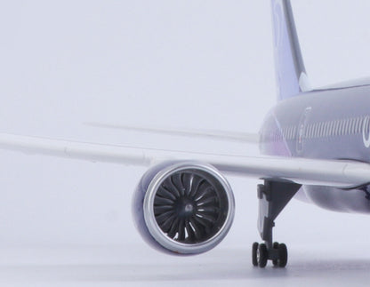 1:130 43CM RIYADH AIR BOEING 787 Airplane Landing Gear Resin Aircraft Model