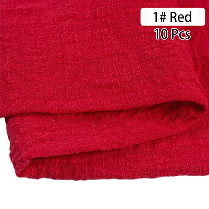 10PCS Napkins Retro Cotton Tea Towel Wedding Supplies Home Table Decor