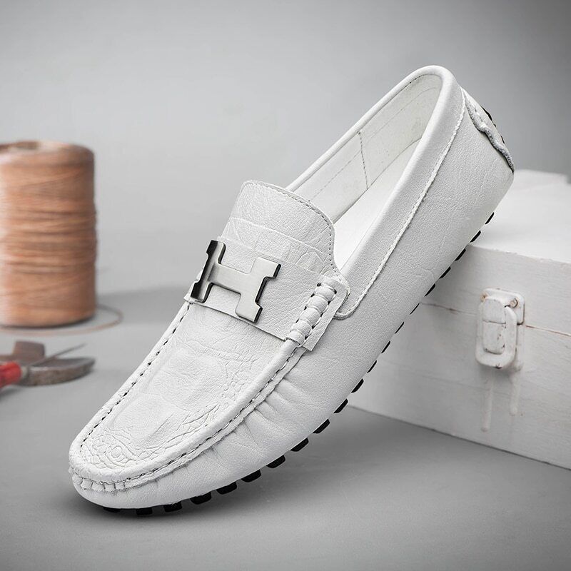 Loafers Men Shoes Leather Shoes Men's Moccasins Mocassin Slip-ons Loafer