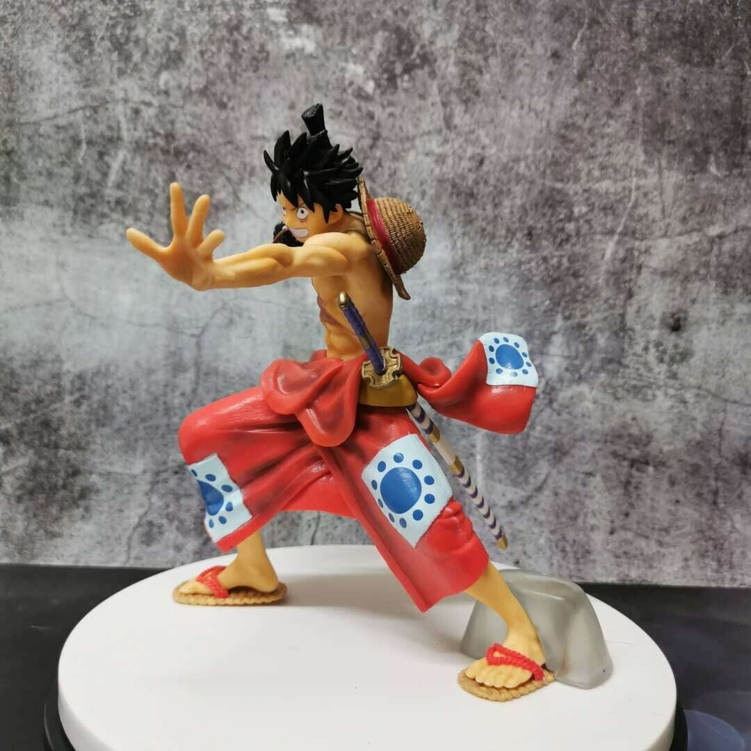 Anime One Piece Figure Monkey D Luffy PVC Action Figure Model Statue Toys 22cm