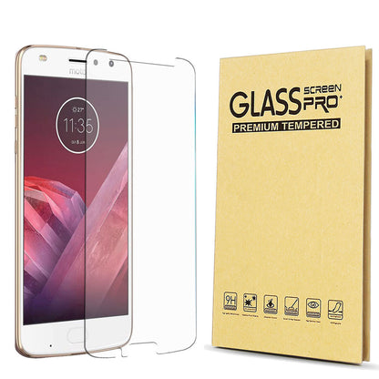 For Motorola Moto Z2 Play/Force Tempered Glass Clear Ultra Slim Screen Protector