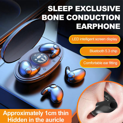 Invisible Sleep Wireless Earphone Bluetooth 5.3 Headphones Hidden Earbuds LOT