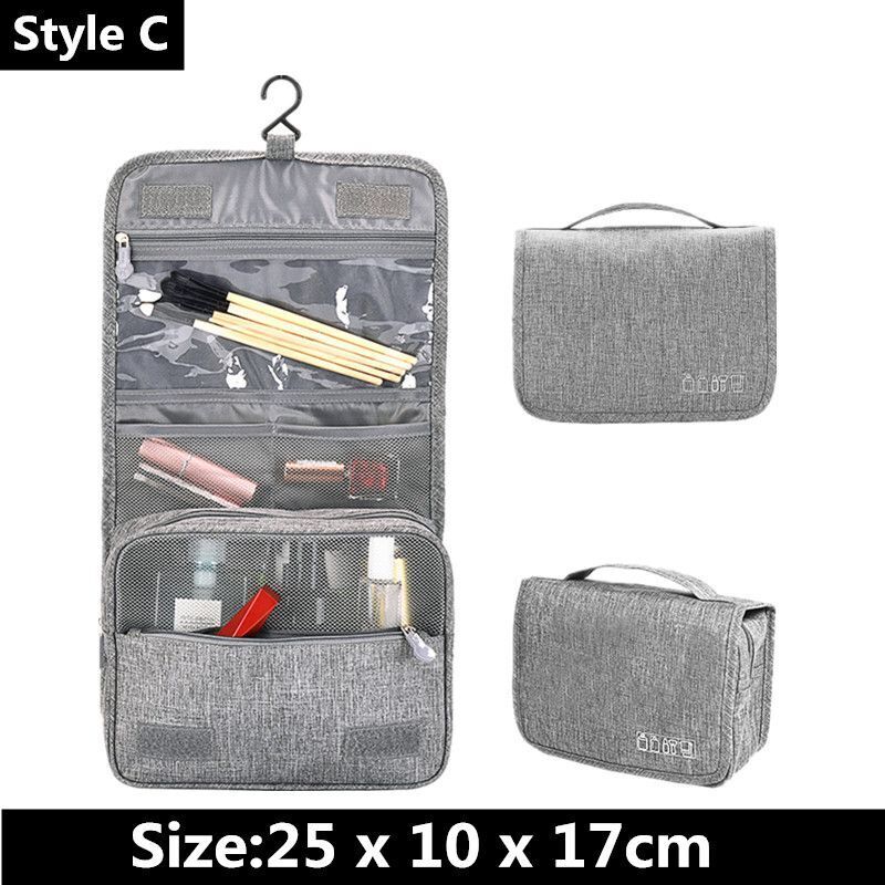 Hanging Cosmetic Bag Travel Make up Toiletry Storage Cases Organizer Pouch S/M/L