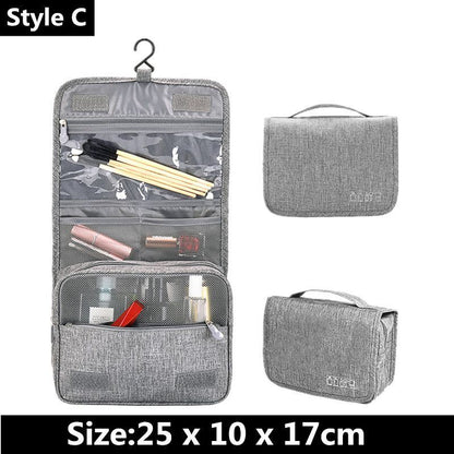 Hanging Cosmetic Bag Travel Make up Toiletry Storage Cases Organizer Pouch S/M/L
