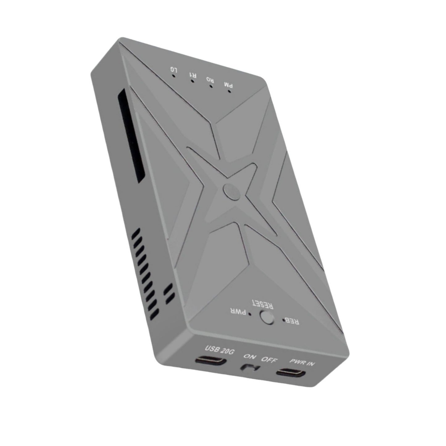 1 PC RAID Dual Bay M.2 NVME SSD Case 20Gbps Hard Disk Enclosure Accessories