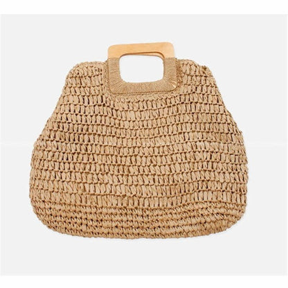 Fashion Bag Summer Beach Bag Large Handbag Handmade Straw Bag Rattan Travel Tote