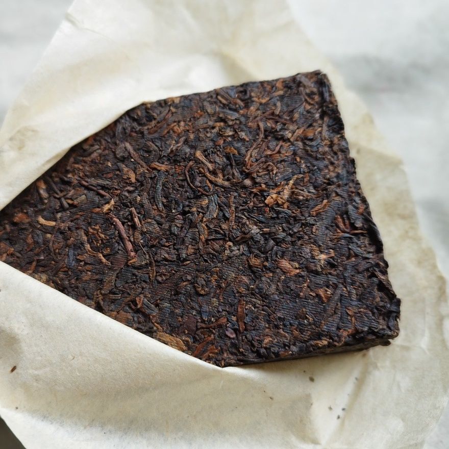 2003 Yunnan Old Pu-erh Tea Cooked Aged Banzhang Puer Brick Tea 500g Ripe