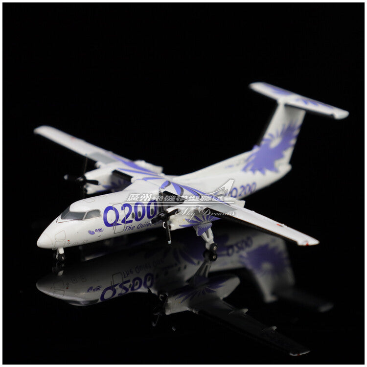 1:400 JC Wings De Havilland Canada Bombardier Dash 8 Q200 Airplane Diecast Model