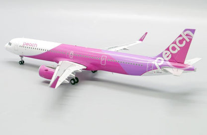 1:200 JC Wings Peach AIRBUS A321neo Passenger Airplane Diecast Aircraft Model