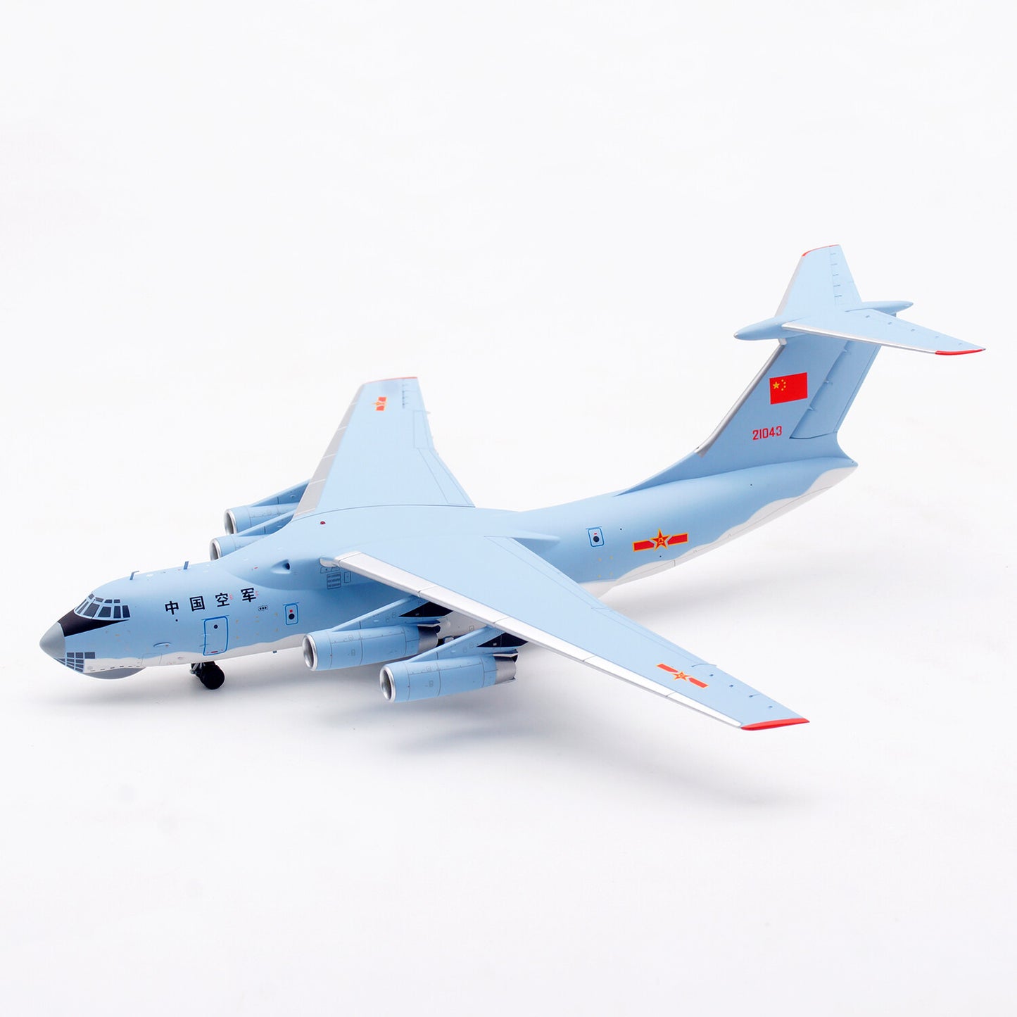1:200 SQ Wings PLAAF Ilyushin Il-76 Passenger Airplane Diecast Model