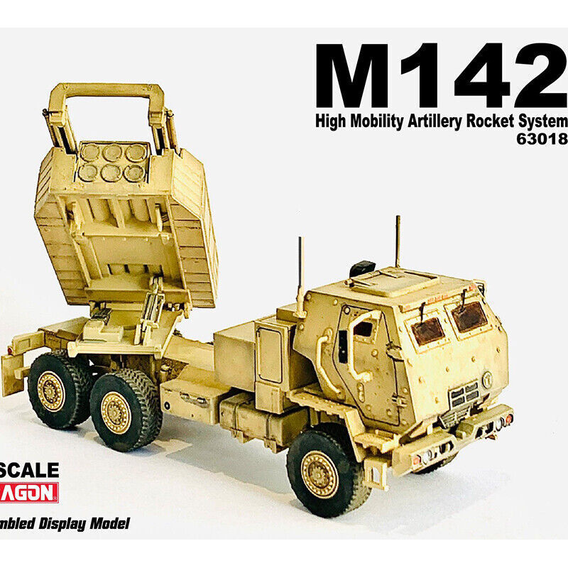 Dragon 63018 1/72 U.S Army M142 Hymas High Mobility Rocket Finished Tank Model