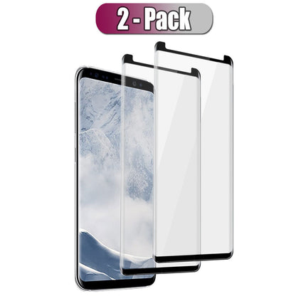 For Samsung Galaxy S8/S8 Plus Case Friendly Tempered Glass Screen Protector