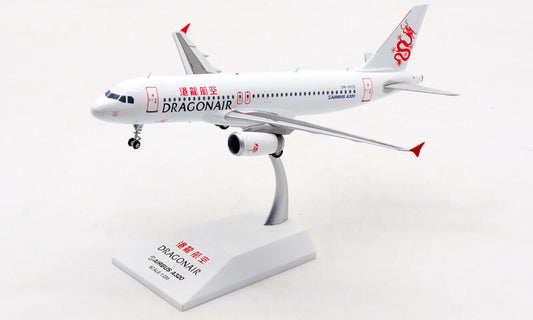 1:200 JC Wings Dragonair Airbus A320 Passenger Airplane Diecast Aircraft Model