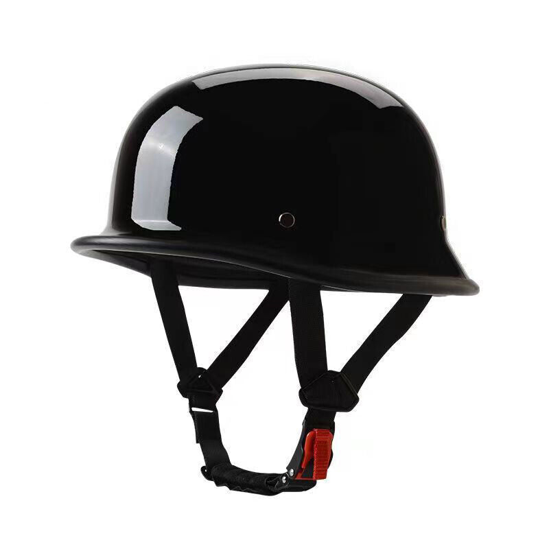 Men Women German Motorcycle Half Helmet Vintage Motorcycle Helmet with Goggles