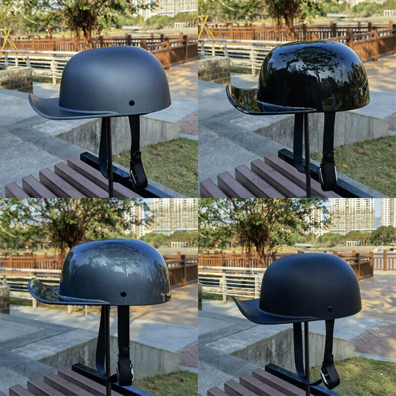Motorcycle Helmet DOT Retro Baseball Cap Helmet Electric Bike Headgear Unisex