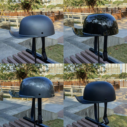 Motorcycle Helmet DOT Retro Baseball Cap Helmet Electric Bike Headgear Unisex