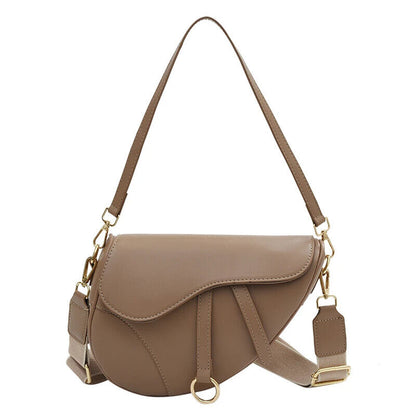 Women's Saddle Bag Purses and Handbag Black Shopper Shoulder Bag