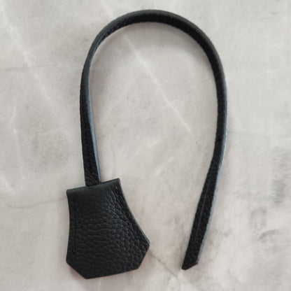 Real Cowhide Leather Clochette Bag Charm Gold/ Silver Padlock & Key for Handbags